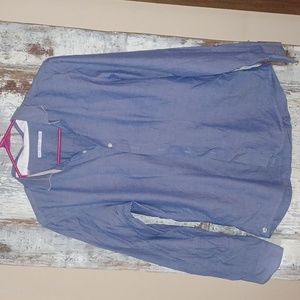 Southern Tide Blue Button Up Size 10